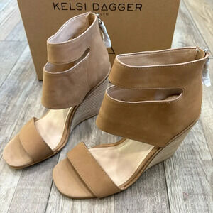 NWT Kelsi Dagger Brooklyn Mackie wedges